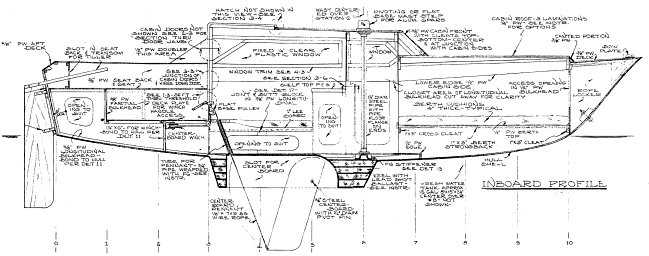 Glen-L 6.9 Inboard Profile