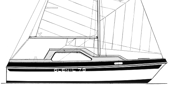 Glen-L 7.9 fiberglass sailboat plans