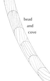 bead and cove strip planks