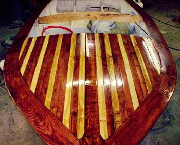 Ski King finished foredeck