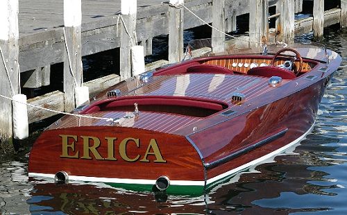 Erica at the dock