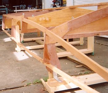 Bass Boat: view aft from bow