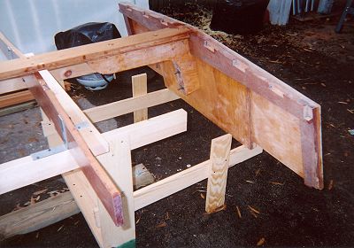 Bass Boat: transom knee and transom