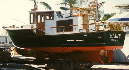 Jolly Roger ready for transport, profile