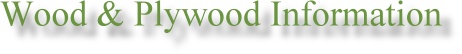 Wood and Plywood information logo